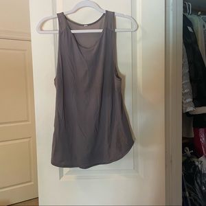 Lululemon Gray Mesh Tank Top